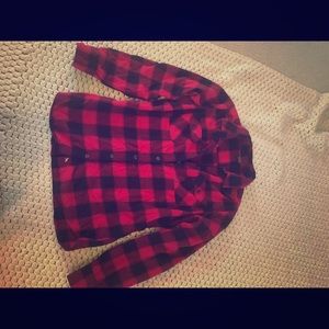 Eddie Bauer Red Flannel. GUC. Size Small